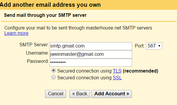 GmailSMTP